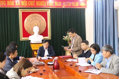 4. đc Nguyễn  Hồng Thao- Trưởng PNV huyện đọc công bố QĐ thành lập BQL di tích QG Hoằng Lộc.JPG