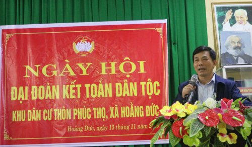 1. đc Chu Thế Sâm- TVHU- CN UB Kiểm tra phát biểu tại ngày hội đại đoàn kết toàn dân thôn Phúc Thọ.jpg