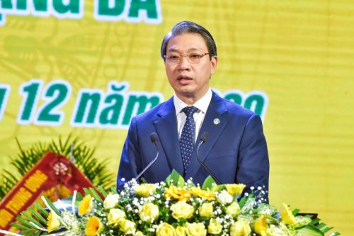8. Đồng chí Lê Đức Giang - Phó Chủ tịch UBND tỉnh phát biểu tại buổi lễ.jpg