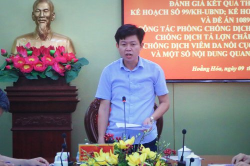 5. Đồng chí Lê Hồng Quang - TVHU - Phó Chủ tịch TT UBND huyện phát biểu kết luận hội nghị.jpg