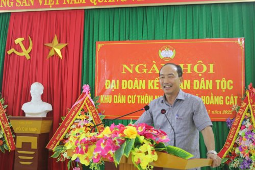 Ảnh 6. đồng chí Phó Chủ tịch Thường trực HĐND tỉnh Lê Tiến Lam phát biểu tại buổi lễ.jpg