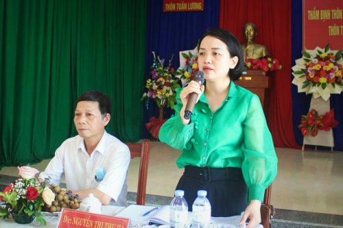 7. Đồng chí Nguyễn Thị Thu Hà - Phó Chủ tịch UBND huyện, Trưởng đoàn phát biểu kết luận..jpg