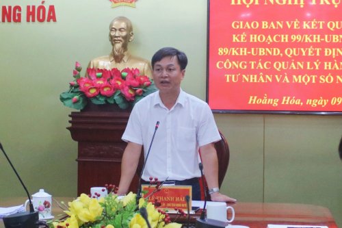 8. Đồng chí Lê Thanh Hải -  Chủ tịch UBND huyện kết luận hội nghị..jpg