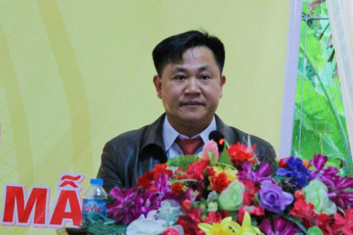 3. Đồng chí Lê Quang Thành - Chủ tịch UBND xã Hoằng Kim khai mạc buổi lễ..jpg